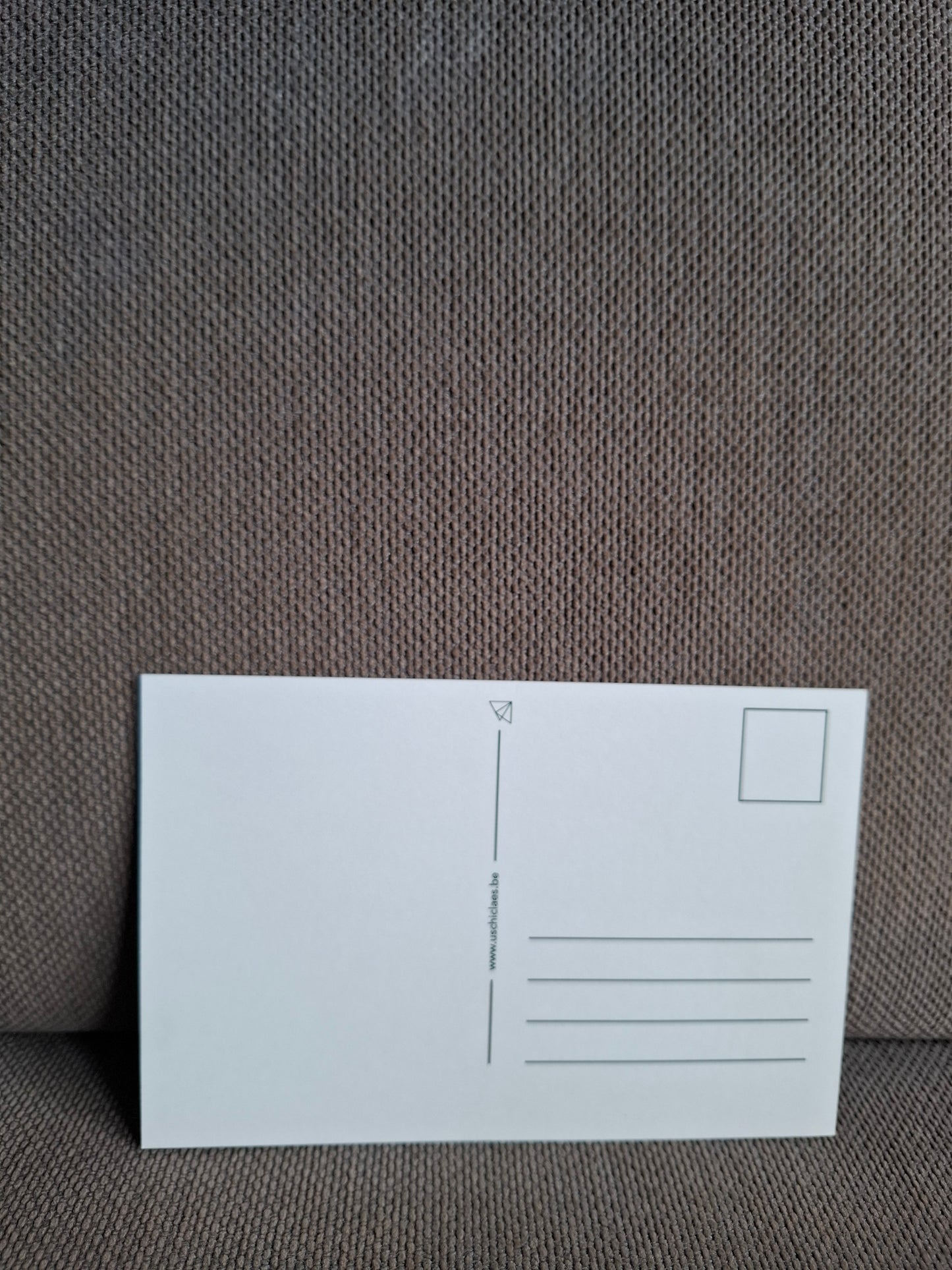 Postkaart fijne feestdagen eekhoorn met goudfolie