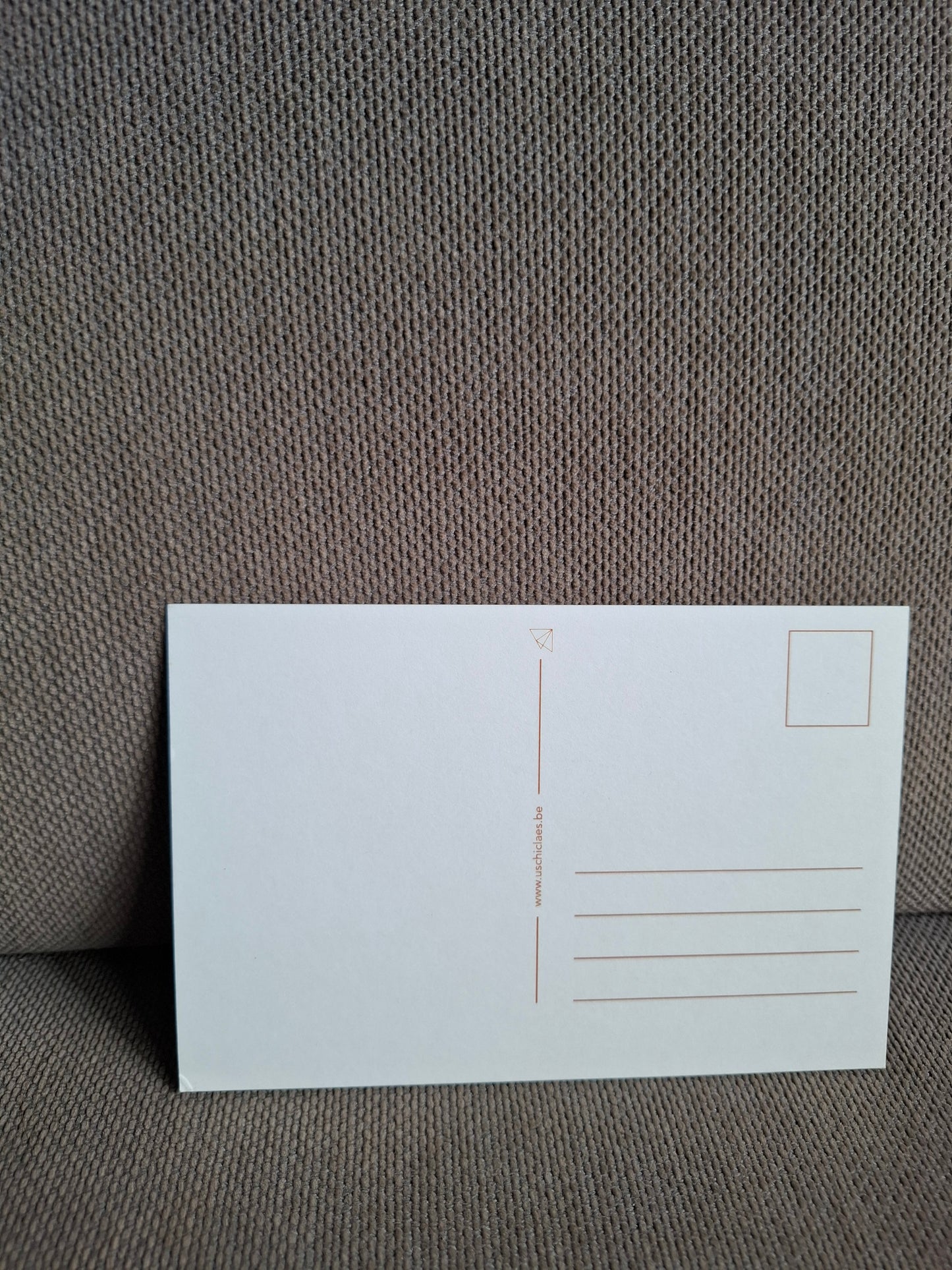Postkaart hoera leeuwin met gouden folie