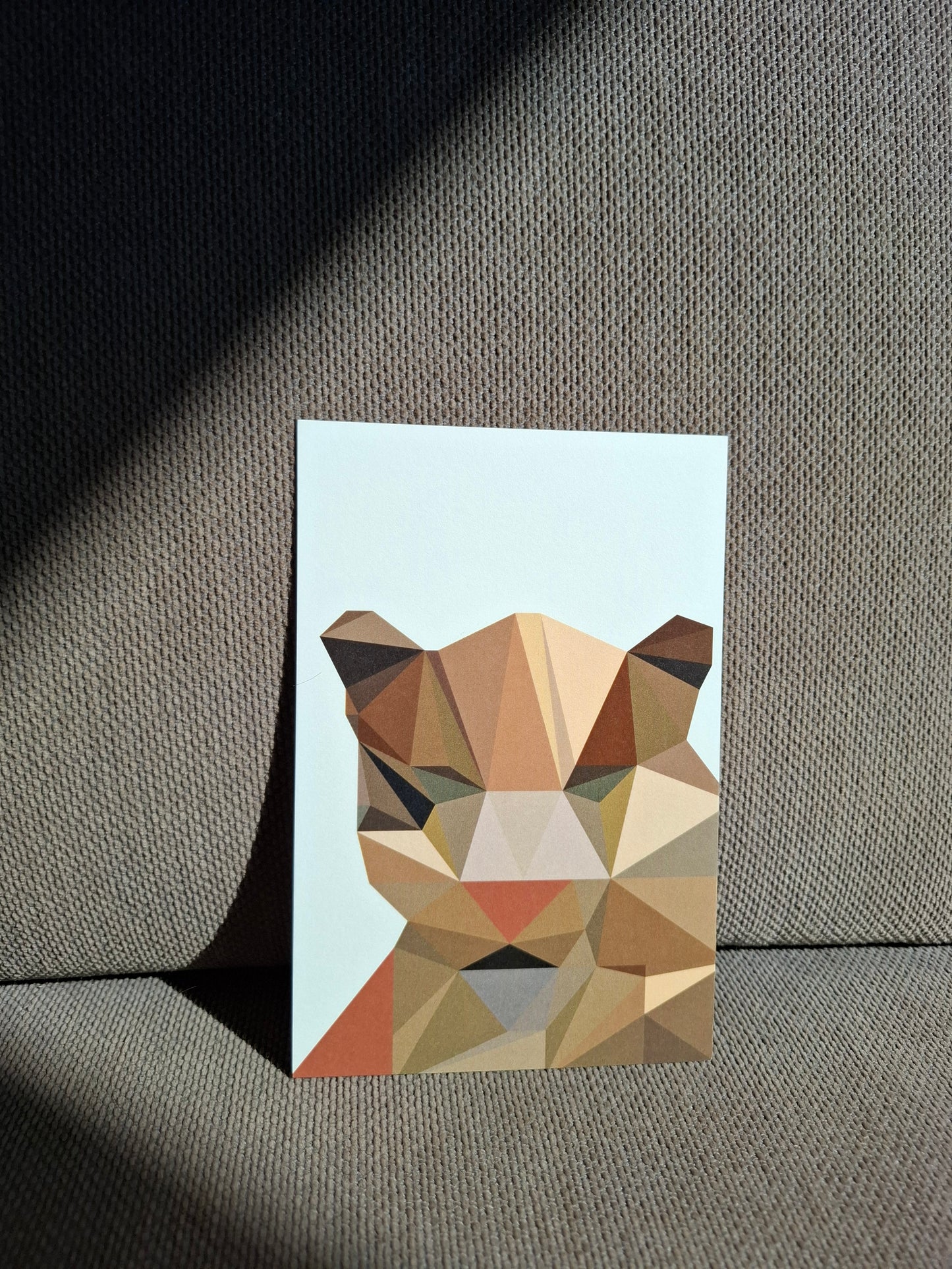 Postkaart zomaar leeuwin