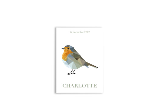 Geboortekaartje Charlotte