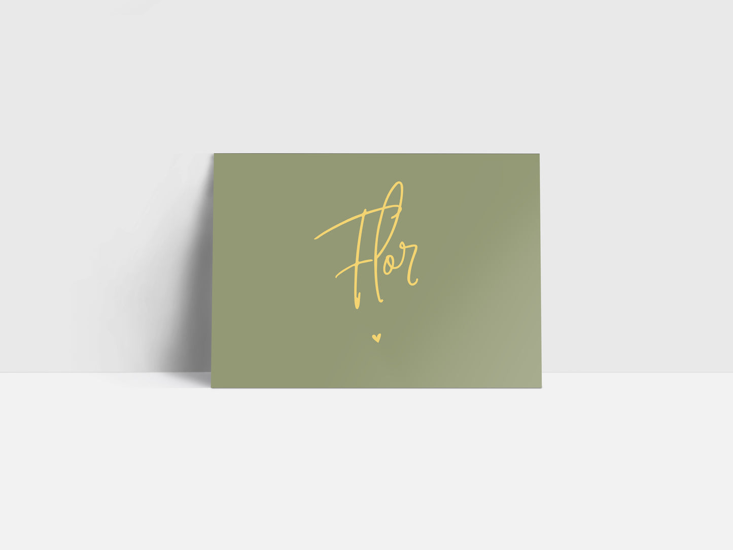 Geboortekaartje Flor