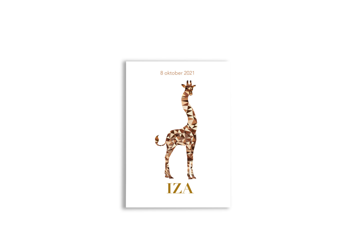 Geboortekaartje Iza