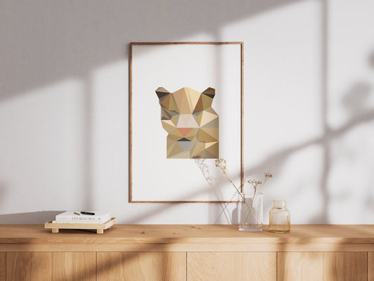 Poster leeuwin A4