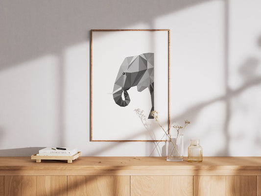 Poster olifant A4