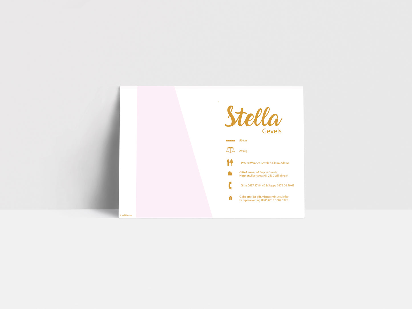 Geboortekaartje Stella