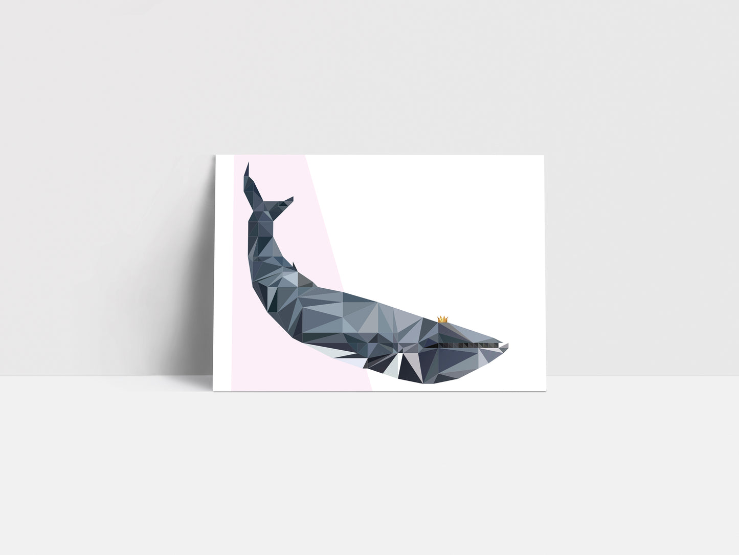 Postkaart zomaar walvis