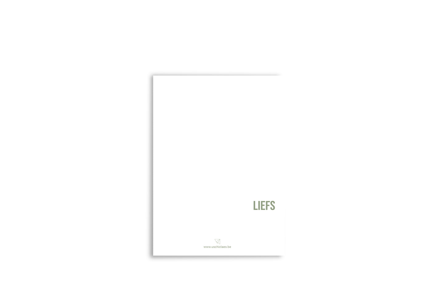 Liefs inclusief envelop