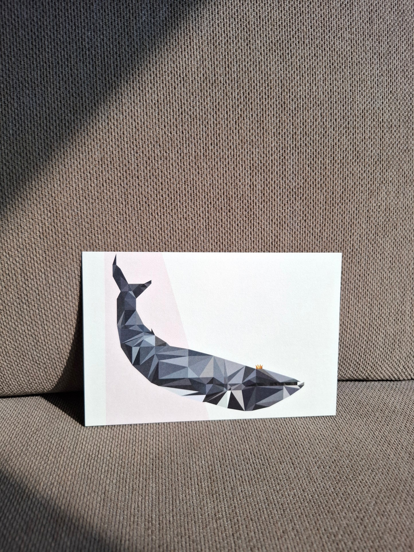 Postkaart zomaar walvis