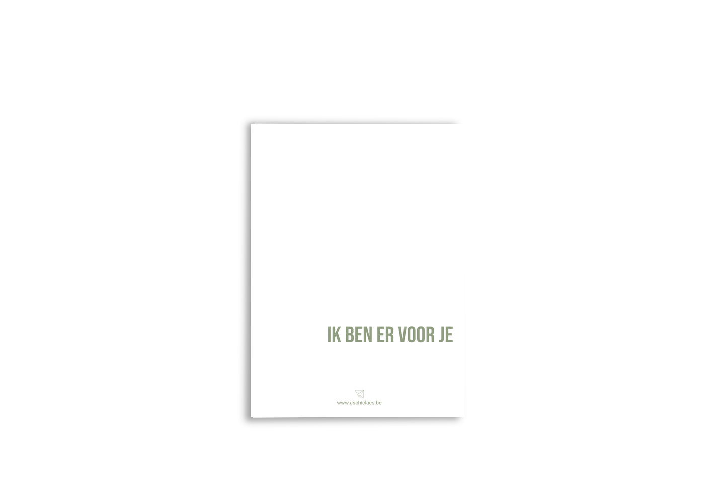 Ik ben er voor je inclusief envelop