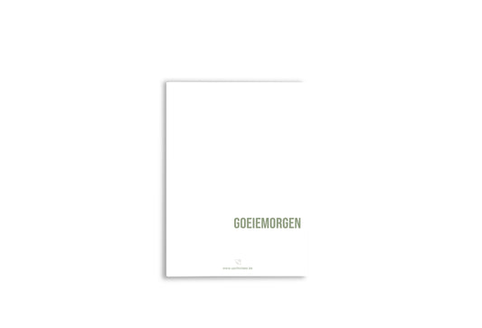 Goeiemorgen inclusief envelop