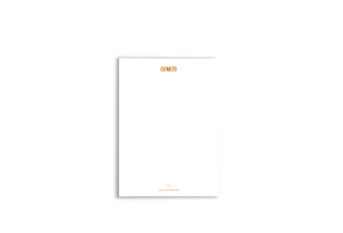 Wenskaart pijntje met envelop