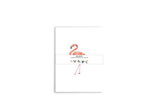 Wenskaart pakket vogels inclusief enveloppen